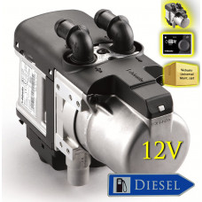 Webasto evo 5 diesel 12v bilvarmer Kompletsæt / MultiControl ur.